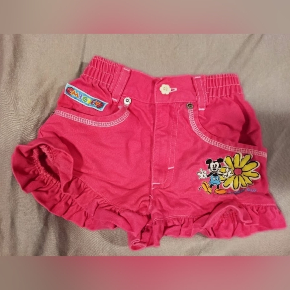 Vintage Pink Mickey Co. 2T Shorts